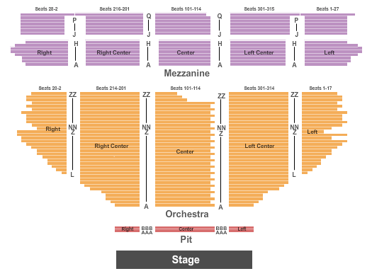 Hollywood Pantages Theatre Sound Of Music Seating Chart